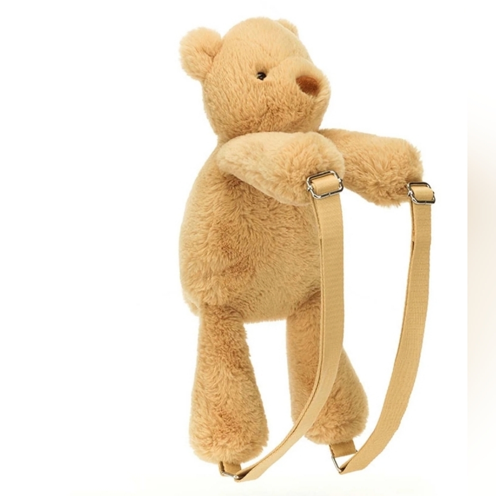 Jellycat Smudge Bear Backpack 16.9x6.3x4.7" Soft & Plush BNWT Authentic